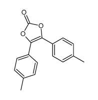 4,5-bis(4-methylphenyl)-1,3-dioxol-2-one结构式