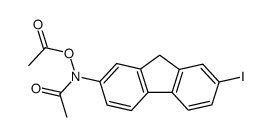 N-Acetoxy-N-2-acetylamino-7-jodfluoren结构式