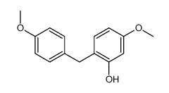 5-methoxy-2-[(4-methoxyphenyl)methyl]phenol Structure