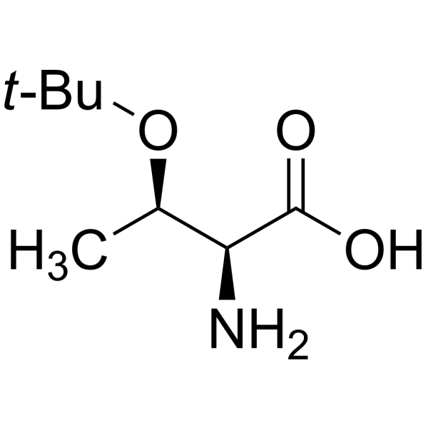 O-叔丁基-L-苏氨酸结构式