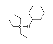 cyclohexyloxy(triethyl)silane Structure