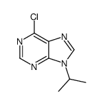 6-氯-9-异丙基-9H-嘌呤结构式