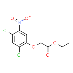 ethyl 2-(2,4-dichloro-5-nitrophenoxy)acetate Structure