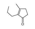 3-methyl-2-propylcyclopent-2-en-1-one结构式