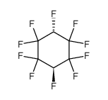 trans-1H,4H-decafluoro-cyclohexane结构式