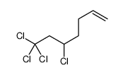 5,7,7,7-Tetrachloro-1-heptene结构式