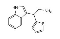 2-(1H-吲哚-3-基)-2-噻吩-2-乙胺结构式