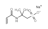 2-丙烯酰胺基-2-甲基丙磺酸 钠盐 溶液结构式