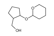 [2-(噁烷-2-基氧基)环戊基]甲醇结构式