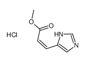 methyl (E)-3-(1H-imidazol-4-yl)acrylate monohydrochloride结构式