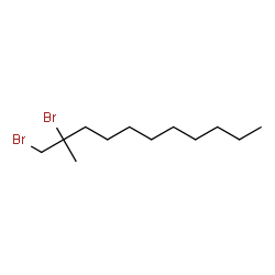 1,2-Dibromo-2-methylundecane Structure