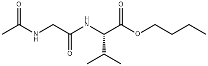 N-(N-Acetylglycyl)-L-valine butyl ester Structure