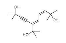 6-(2-hydroxypropan-2-yl)-2,9-dimethyldeca-3,5-dien-7-yne-2,9-diol结构式