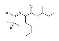 Sec-butyl 2-[(trifluoroacetyl)amino]hexanoate结构式