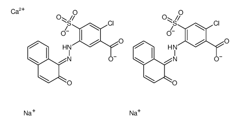 calcium disodium bis[2-chloro-5-[(2-hydroxy-1-naphthyl)azo]-4-sulphonatobenzoate] picture