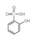 Benzenesulfonic acid,2-hydroxy- Structure