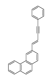 trans-4-(3-Phenanthryl)-1-phenylbutenin结构式