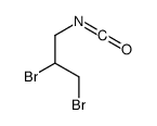 1,2-dibromo-3-isocyanatopropane Structure