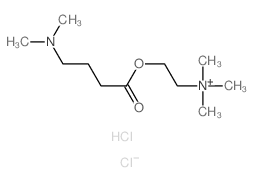 2-(4-dimethylaminobutanoyloxy)ethyl-trimethyl-azanium structure