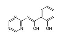 2-hydroxy-N-(1,3,5-triazin-2-yl)benzamide Structure