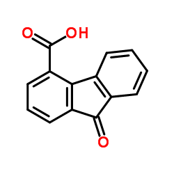 9-Oxo-9H-fluorene-4-carboxylic acid Structure