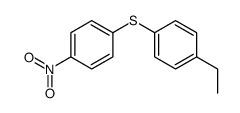 1-ethyl-4-(4-nitrophenyl)sulfanylbenzene Structure