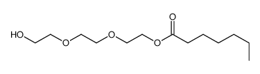 2-[2-(2-hydroxyethoxy)ethoxy]ethyl heptanoate结构式