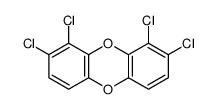1,2,8,9-TETRACHLORODIBENZO-PARA-DIOXIN结构式