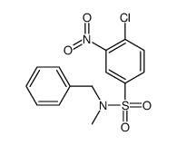 N-benzyl-4-chloro-N-methyl-3-nitrobenzenesulfonamide结构式