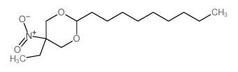 5-ethyl-5-nitro-2-nonyl-1,3-dioxane结构式