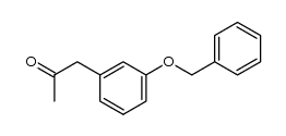 [3-(benzyloxy)phenyl]acetone结构式