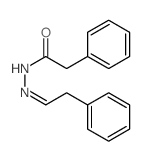 Benzeneaceticacid, 2-(2-phenylethylidene)hydrazide结构式