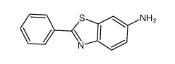 2-苯基苯并[d]噻唑-6-胺结构式