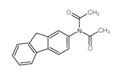 2-二乙酰氨基芴结构式