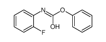 phenyl N-(2-fluorophenyl)carbamate结构式