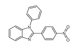2-(4-nitrophenyl)-1-phenylbenzimidazole结构式
