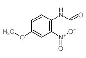 N-(4-methoxy-2-nitro-phenyl)formamide结构式