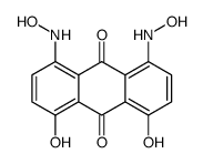 1,8-dihydroxy-4,5-bis(hydroxyamino)anthraquinone结构式