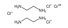 chromium(3+),ethane-1,2-diamine,trichloride Structure