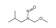 N-(methoxymethyl)-N-(2-methylpropyl)nitrous amide Structure