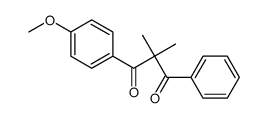 1,3-Propanedione,1-(4-methoxyphenyl)-2,2-dimethyl-3-phenyl-结构式