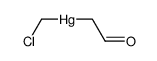 chloromethylmercurioacetaldehyde Structure