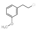 1-(2-chloroethyl)-3-methoxy-benzene结构式