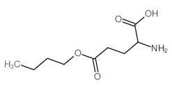 L-Glutamic acid,5-butyl ester结构式