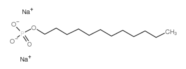 磷酸单十二烷基酯钠盐结构式