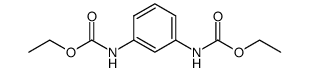 ethyl N-(3-ethoxycarbonylaminophenyl)carbamate Structure