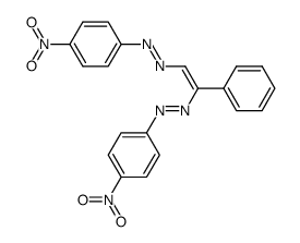 1,2-bis-(p-nitrophenylazo)-1-phenylethylene结构式