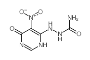 [(5-nitro-6-oxo-3H-pyrimidin-4-yl)amino]urea Structure