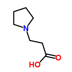 3-吡咯烷-1-基丙酸结构式