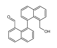 8'-(hydroxymethyl)-1,1'-binaphthyl-8-carboxaldehyde结构式